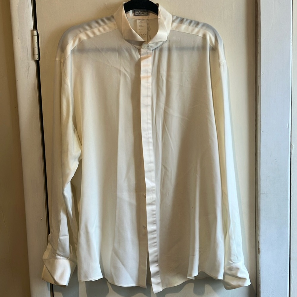 Vintage Gianni Versace silk button up size 50